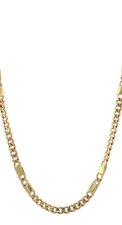 Vintage 14K Gold Fancy Necklace